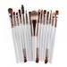 15/6pcs Pro Makeup Set - Eyeshadow Eyeliner Lip Powder Foundation Cosmetic Brushes Face Travel Make Up Brushes Cosmetic Tool