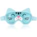 NEWGO Ice Pack for Eyes Cold Compress Reusable Hot Cold Gel Eye Mask with Soft Plush Backing for Kids Girl