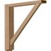 2.5 in. W x 14.75 in. D x 14.25 in. H Traditional Shelf Bracket Red Oak