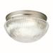 Forte Lighting - Clair - 2 Light Flush Mount-5.5 Inches Tall and 9.5 Inches Wide