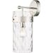 1 Light Coastal Steel Wall Sconce with Cylinder Clear Glass-15.5 inches H By 6.5 inches W-Polished Nickel Finish Bailey Street Home 372-Bel-4619994