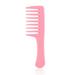 Smooth Hair Comb Plastic Household Candy Color Big Tooth Comb Pink Wide Tooth Comb Durable Detangling Hair Brush Professional Handgrip Comb for Curly Hair Long Hair Wet Hair New