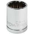 Powerbuilt 1/2 Inch Drive x 7/8 Inch 12 Point Shallow Socket - 642005