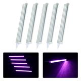 5-Pack LED Grow Light Strips 5W T5 Tube LED for Plants High Output Integrated Fixture Extendable 24 Inches Grow Lights for Greenhouse Plant Grow Shelf Plug