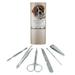 Saint Bernard Dog Breed Stainless Steel Manicure Pedicure Grooming Beauty Care Travel Kit