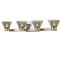 16W 4 Led Bathroom Light Fixture 27.5 inches Wide By 4.5 inches High Bailey Street Home 154-Bel-2815150