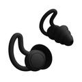 YFMHA Sleeping Earplugs Silicone Ear Plugs Sound Insulation Anti Noise (Black)