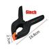 3/4/6/9inch Spring Clamps Large Heavy Duty Plastic Clamps Background Clip Useful