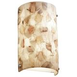 Justice Design Group Alr-5541 Alabaster Rocks 8 Ada Compliant Wall Sconce - Nickel