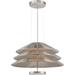 Nuvo Lighting 62/467 Evol 1 Light Led Energy Star Pendant - Silver