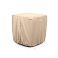 Covermates Air Conditioner Cover - Heavy-Duty Polyester Weather Resistant Elastic Hem AC & Equipment-Ripstop Tan