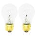 2-Pack Replacement Light Bulb for Frigidaire CCRE3530LWA Range / Oven - Compatible Frigidaire 316538901 Light Bulb