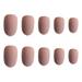 Thinsont 24 Pieces Frosted Coffin False Nails DIY Artificial Exquisite Unique Personality Acrylic for Manicure Lovers Full Cover 5coffee