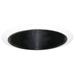 Halo Matte Black/White 6 in. W Metal Coilex Baffle Trim 310 W