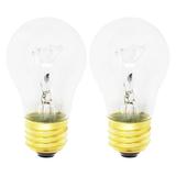 2-Pack Replacement Light Bulb for Frigidaire FGDS3065KBE Range / Oven - Compatible Frigidaire 316538901 Light Bulb