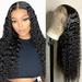 VONAR 14 Inch Deep Wave Lace Front Wigs Human Hair 13x4 HD Lace Frontal Wigs 180% Density Glueless Pre Plucked with Baby Hair Deep Wave Wig for Women Brazilian Human Hair Natural Color