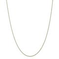 10K Yellow Gold .8mm Lite-Baby Rope Chain 24 Inch