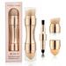 CUTELOVE Multi-functional Professional 4 in 1 Makeup Brushes Foundation Eyebrow Blush Powder Cosmetic Concealer Brushes