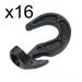 (16) Pack Heavy Duty Plastic Shock Cord Bungee Rope Hooks