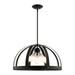 Livex Lighting 5 Light Pendant Chandelier With Textured Black Finish 49645-14