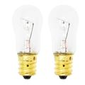 2-Pack Replacement Light Bulb for General Electric GSS22QGPDCC Refrigerator - Compatible General Electric WR02X12208 Light Bulb