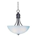 Maxim 10044 3 Light 15.5 Wide Pendant From The Logan Collection - Bronze