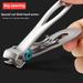 TINKER Surgical-Grade Nail Clippers Extra-Wide Jaw Professional Series Heavy-Duty Fingernail and Toenail Clippers For Thick Nails Manicure Pedicure Women and Men