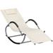 Outsunny Patio Rocking Chair Weather Resistant w/ Pillow