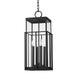 4 Light Outdoor Hanging Lantern 23.75 inches Tall and 9.5 inches Wide Bailey Street Home 154-Bel-4623567