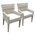 TK Classics Fairmont Outdoor Dining Chairs with Arms