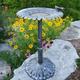 Oakland Living Sunflower Butterfly Bird Bath