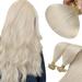 Sunny U Tip Hair Extension Remy Hair 20 inch Platinum Blonde Extensions Real Human Straight Hair Extensions 50g