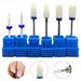 tooloflife Ceramic Nail Art Burr Nail Drill Bits for Electric Manicure Pedicure Machine Nail Calming Tool 6 Choice