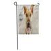 KDAGR Happy Dog Bowl is Hungry German Shepherd Waiting for Someone Garden Flag Decorative Flag House Banner 28x40 inch