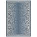 SAFAVIEH Outdoor CY6100-25812 Courtyard Navy / Beige Rug