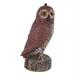 Fake Owl Scarecrow Sculpture Halloween Outdoor Decoration Keep Birds Away Decor Statue Plastic Owl Bird Deterrents for Yard