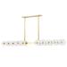 Hudson Valley Lighting 4260 Austen 20 Light 60 Wide Led Linear Chandelier - Brass