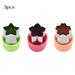 3 Pieces Plastic Vegetables Slicer Mold Portable Detachable Anti-slip Stainless Steel Indoor Household Kitchen Mould Animal Shape