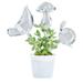 Dengjunhu Glass Watering Globe Self Watering Spikes Plant Watering Bulbs Devices- Bird Shape self Watering for Indoor and Outdoor Plants