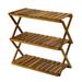 BesBuy 2022 Upgraded Patio Wood Plant Stand Outdoor 3 Tiered Corner Indoor Plant Shelf for Large Plants Rack Ladder Step Flower Pot Stand Holder for Garden Balcony Yard