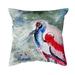 Betsy Drake KS1015 12 x 12 in. Amelia Spoonbill Non-Corded Indoor & Outdoor Pillow