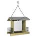 3 qt. Galvanized Weathered Hopper Feeder - 11 x 12.5 x 6 in.