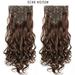 CFXNMZGR pro beauty tools wig 7-piece set matte clip wig curly hair big wave wig piece