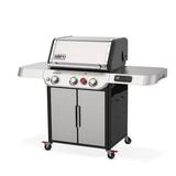 Weber Genesis Smart SX-325s 3-Burner Propane Gas Grill in Stainless Steel with Connect Smart Grilling Technology