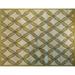 POP Accents PA0102E Diamonds Yellow - 7 ft x 10 ft Space Rug