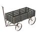 Shine Company 4944GY Buckboards Garden wagons decorative planter Gray