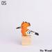 Fuwaxung Nordic Wooden Bird Statue Ornaments Decorative Figurine Art Craft Sculpture Miniature Animals Home Decoration