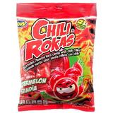 Jovy Chili Rokas Watermelon Flavor Mexican Candy (12 x 6 oz. Bags)