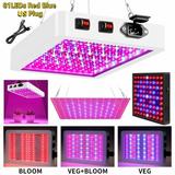 Rosnek LED Grow Light 25/45/60/80W Plant Grow Lamp 81/169/216/312LEDs Red-Blue/Full-Spectrum Panel Waterproof With Daisy Chain For Indoor Plants Veg And Flower Indoor Plant Grow Light Lamp