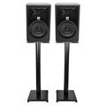 Pair JBL 305P MkII 5 Powered Studio Monitor Monitoring Speakers+29 Stands